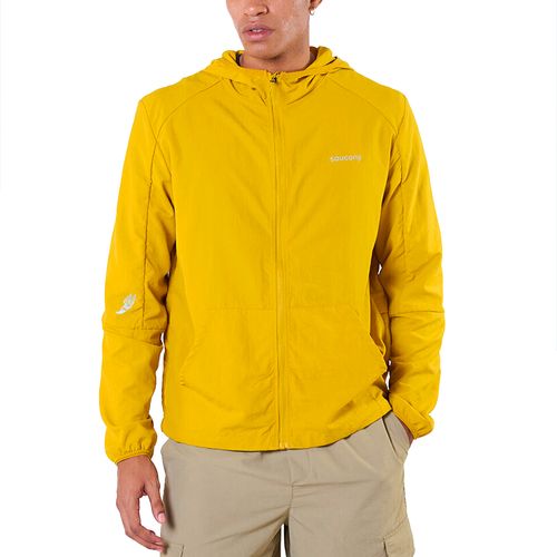 Campera Saucony Running Metro Rompeviento Hombre