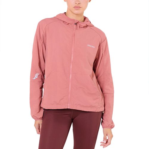 Campera Saucony Running Metro Rompeviento Mujer
