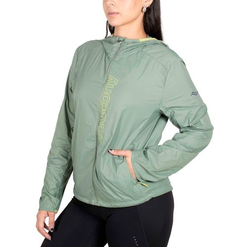 Campera Saucony Running Peregrine Packaway Mujer