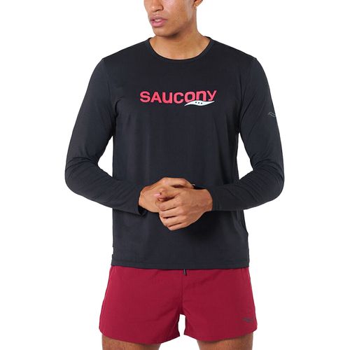 Remera Saucony Running Stopwatch Graphic Hombre