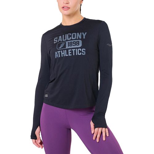 Remera Saucony Running Stopwatch Graphic Mujer