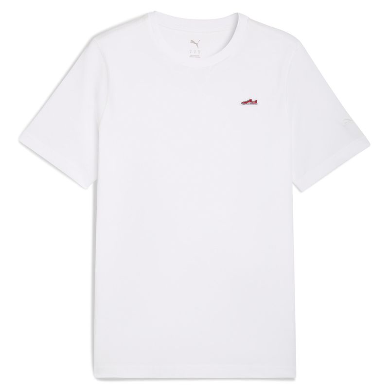 Remera Puma Wardrobe Ess Suede Tee Hombre