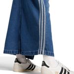 Pollera Adidas Originals Tejido Denim 3 Tiras Adicolor Mujer