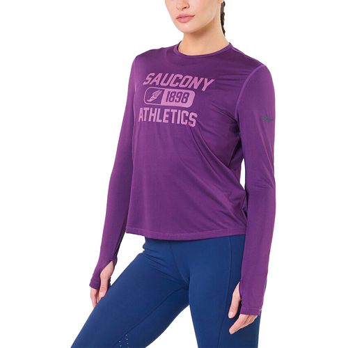 Remera Saucony Running Stopwatch Graphic Mujer