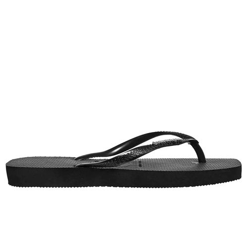 Ojotas Havaianas Slim Logo Metallic Mujer