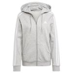 Campera Adidas Sportswear 3 Tiras Fleece Mujer