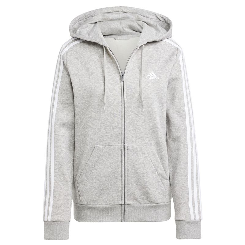 Campera Adidas Sportswear 3 Tiras Fleece Mujer
