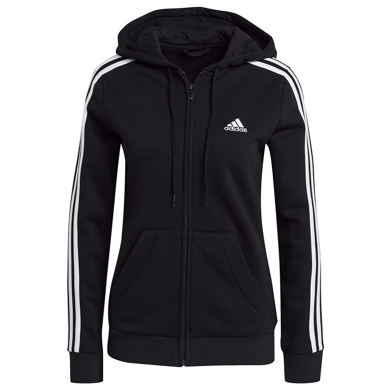 Campera Adidas Sportswear 3 Tiras Fleece Mujer