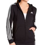 Campera Adidas Sportswear 3 Tiras Fleece Mujer