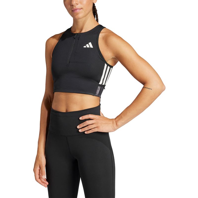 Remera Adidas Running Con Bolsillo Para Gel Adizero Mujer
