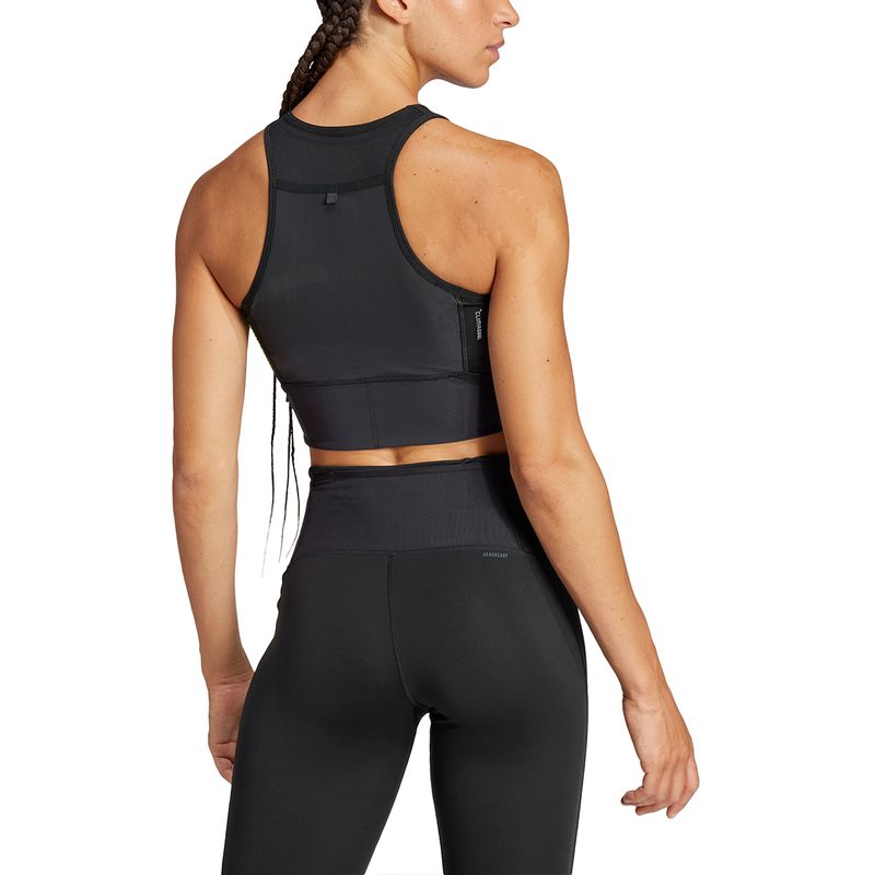 Remera Adidas Running Con Bolsillo Para Gel Adizero Mujer