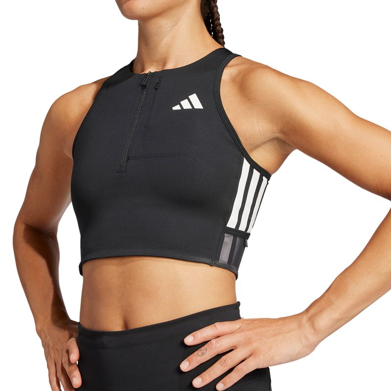 Remera Adidas Running Con Bolsillo Para Gel Adizero Mujer