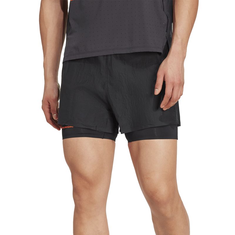 Short Adidas Running Adi365 H. Koumuri 2 En 1 Hombre