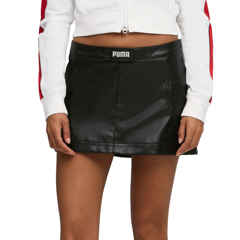 Pollera Puma Future.puma.archive Pleather Mujer