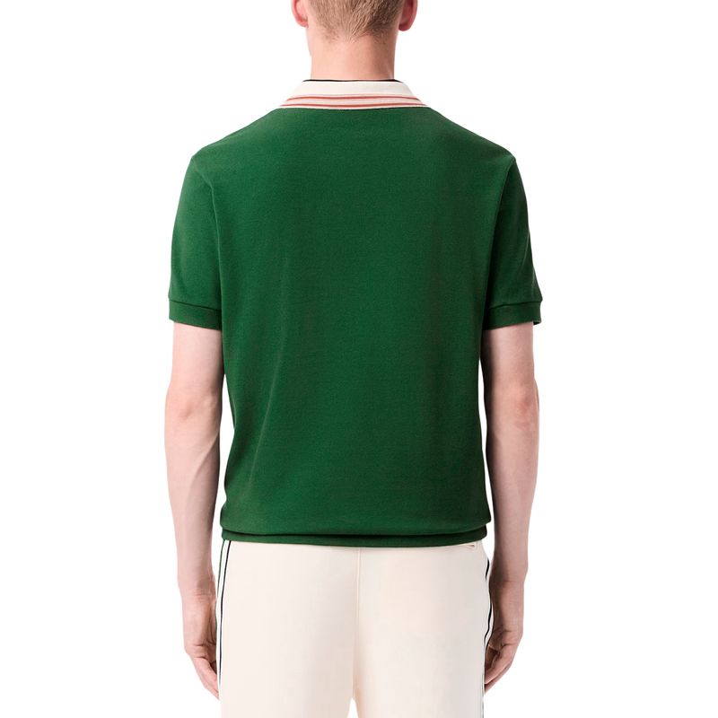 Chomba Lacoste Bord-cotes Hombre