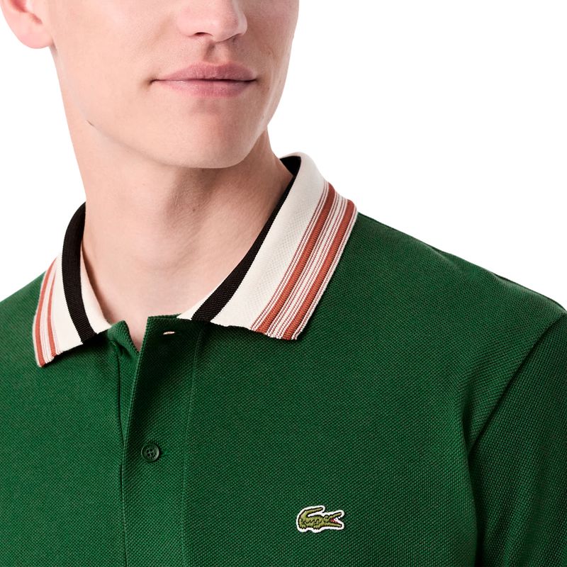 Chomba Lacoste Bord-cotes Hombre