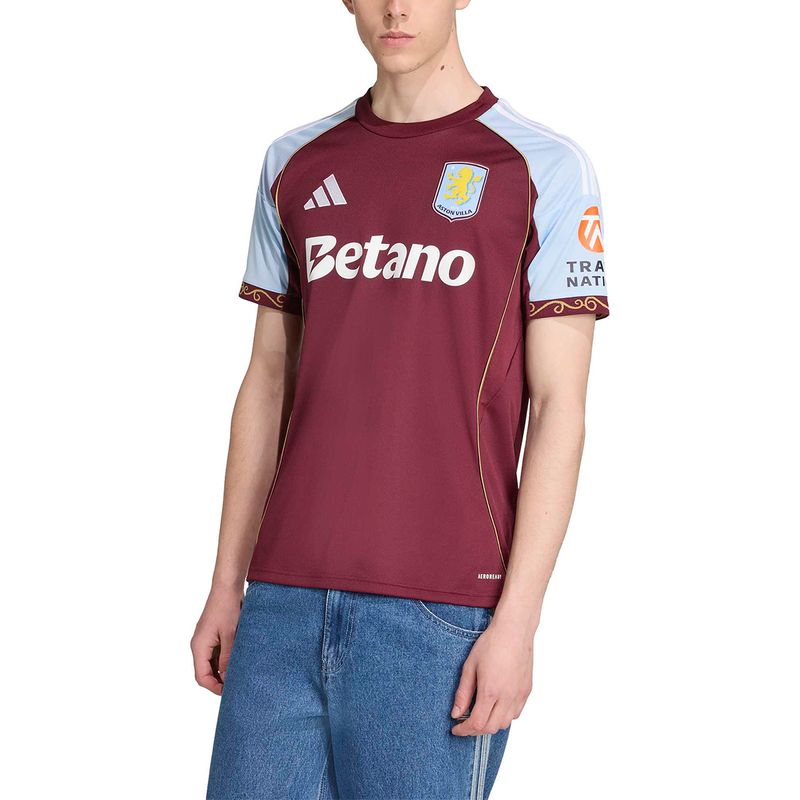 Camiseta Aston Villa Adidas Titular 25/26 Hombre