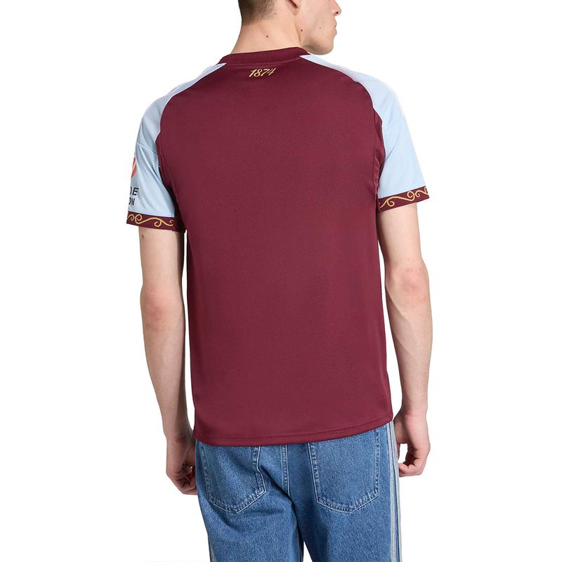 Camiseta Aston Villa Adidas Titular 25/26 Hombre