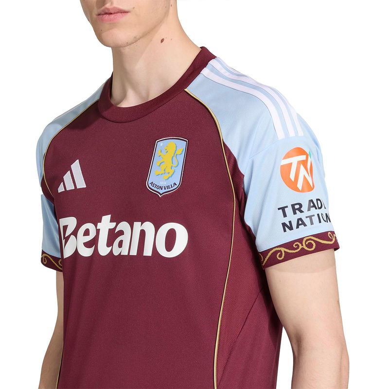 Camiseta Aston Villa Adidas Titular 25/26 Hombre
