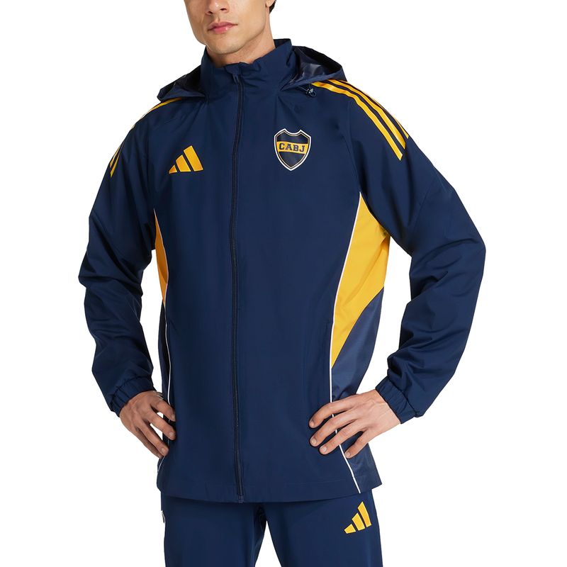 Campera Boca Juniors Adidas Tiro 25 Hombre
