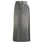 Pollera Adidas Originals Denim 3 Rayas Adicolor Mujer