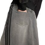 Pollera Adidas Originals Denim 3 Rayas Adicolor Mujer