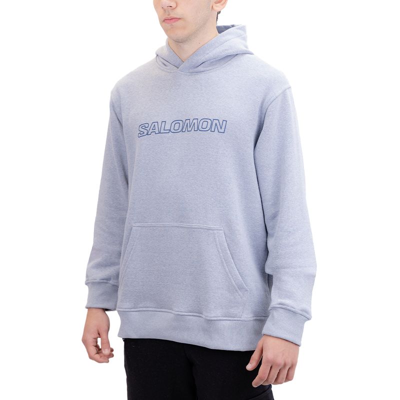 Buzo Salomon Outdoor Canguro Logo Hombre