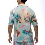 Camisa Jordan Essentials Printed Camp Top  Hombre