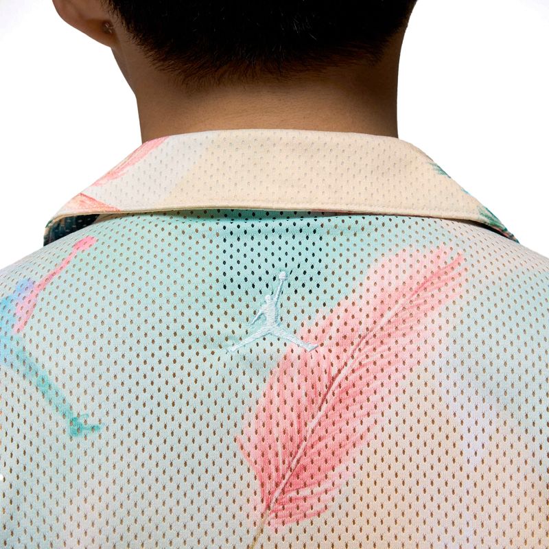 Camisa Jordan Essentials Printed Camp Top  Hombre