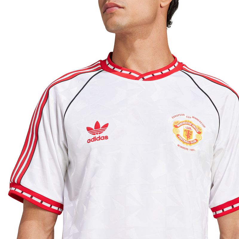 Remera Manchester United Adidas Originals Alternativa Top 91 Hombre