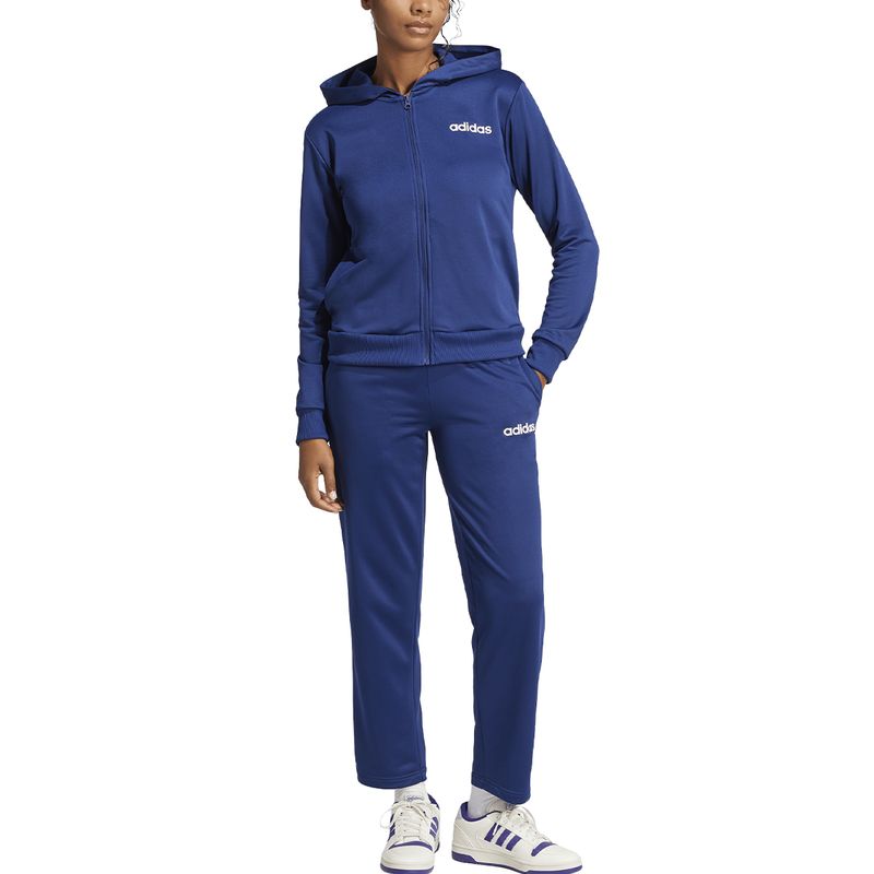 Conjunto Adidas Sportswear Essentials Linear Mujer