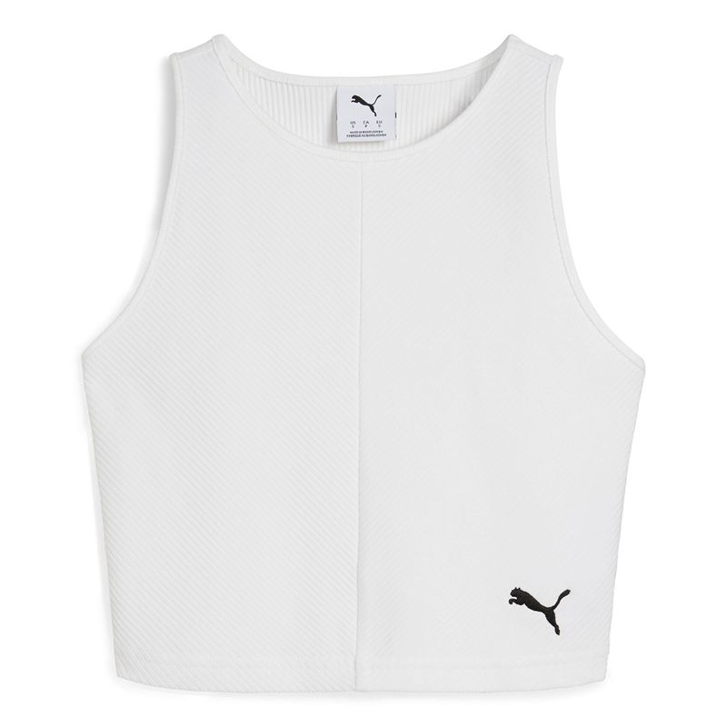 Top Puma Wadrobe Ess Ribbed Mujer