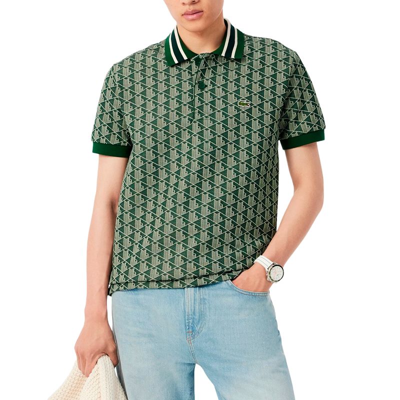 Chomba Lacoste Col Bord Cotes Hombre