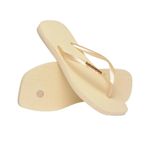 Ojotas Havaianas Slim Square Logo Metallic Mujer