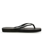Ojotas Havaianas Slim Square Logo Metallic Mujer