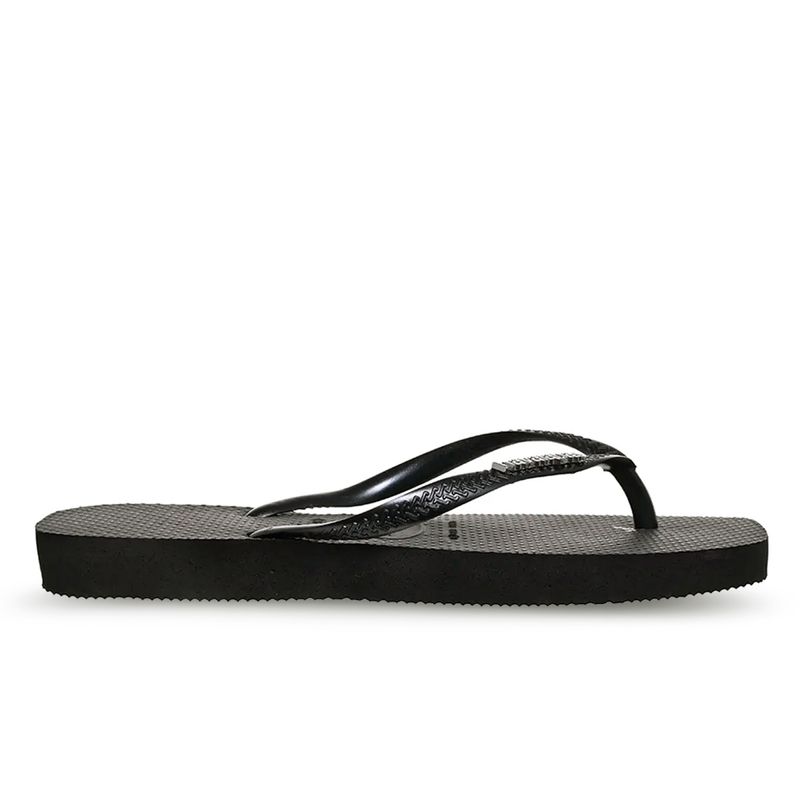 Ojotas Havaianas Slim Square Logo Metallic Mujer