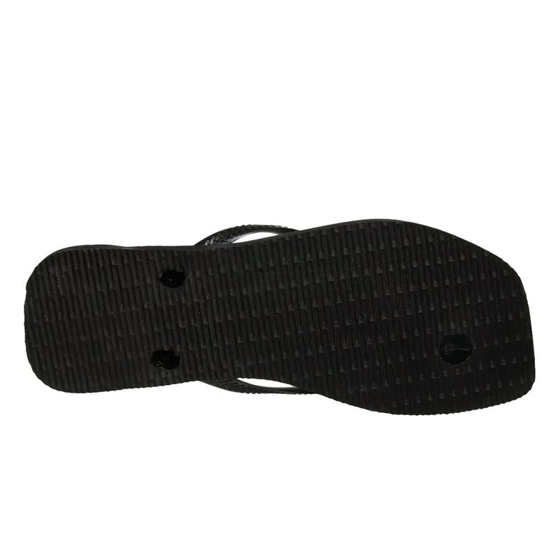 Ojotas Havaianas Slim Square Logo Metallic Mujer