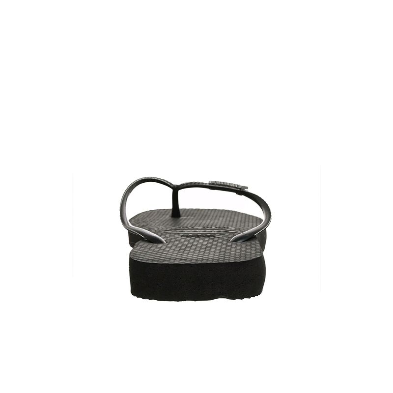 Ojotas Havaianas Slim Square Logo Metallic Mujer