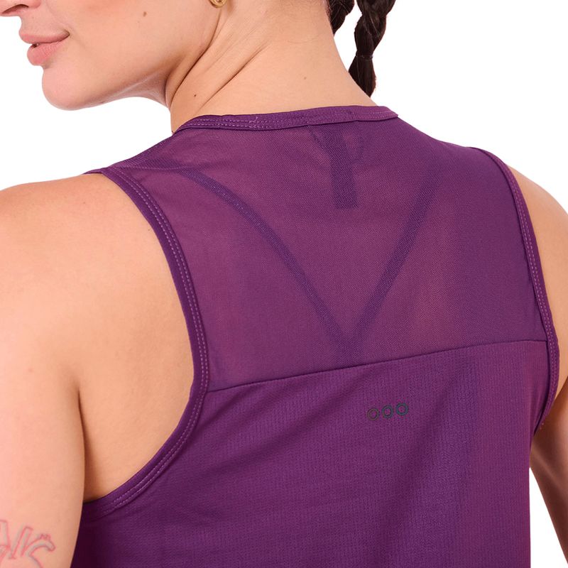 Top Saucony Training Stopwatch Crop Tank Mujer