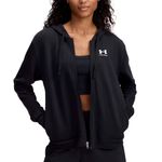 Campera Under Armour Training Ua Rival Terry Fz Mujer