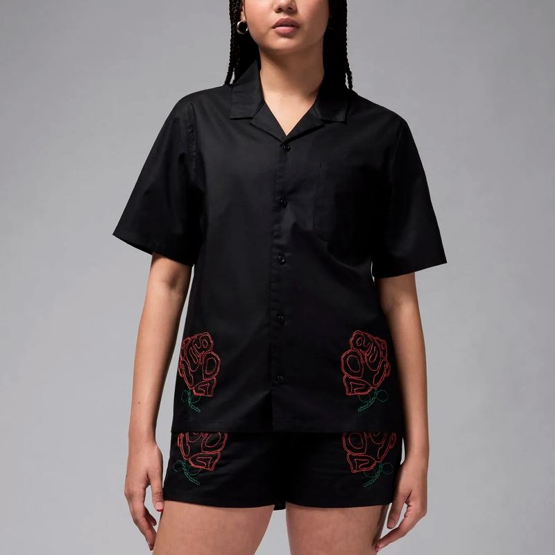 Camisa Jordan Woven Top Rose Mujer