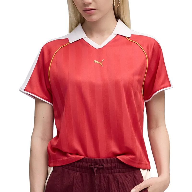 Remera Puma T7 Relaxed Football Mujer