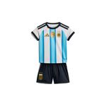 Conjunto Argentina Adidas Afa Titular 2026 Bebe
