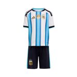 Conjunto Argentina Adidas Afa Titular 2026 Bebe