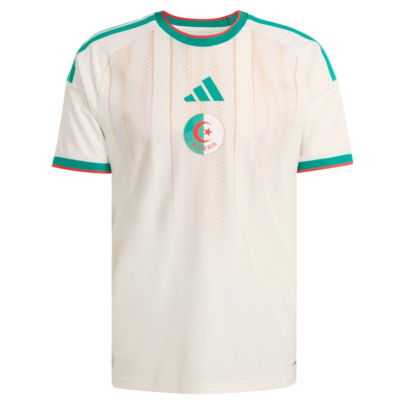 Camiseta Argelia Adidas Faf Authentic Titular 2026 Hombre