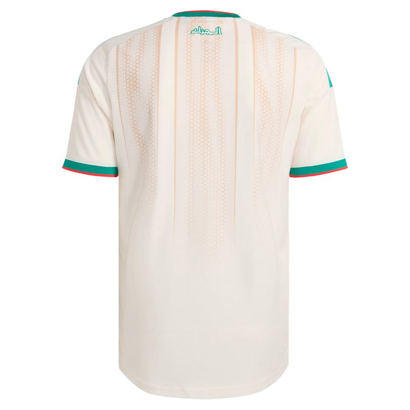Camiseta Argelia Adidas Faf Authentic Titular 2026 Hombre