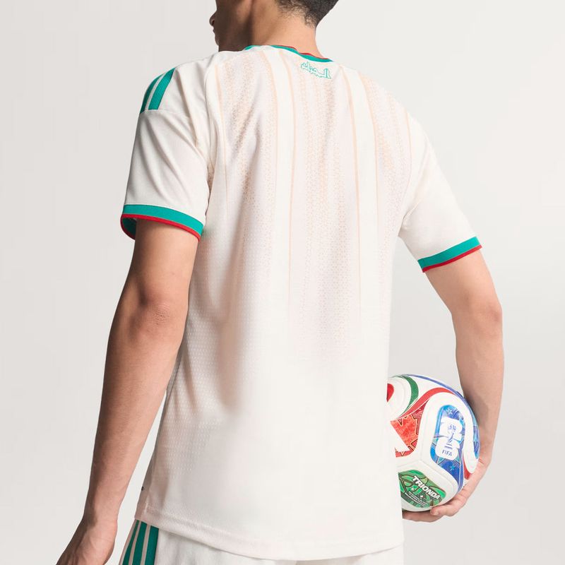 Camiseta Argelia Adidas Faf Authentic Titular 2026 Hombre