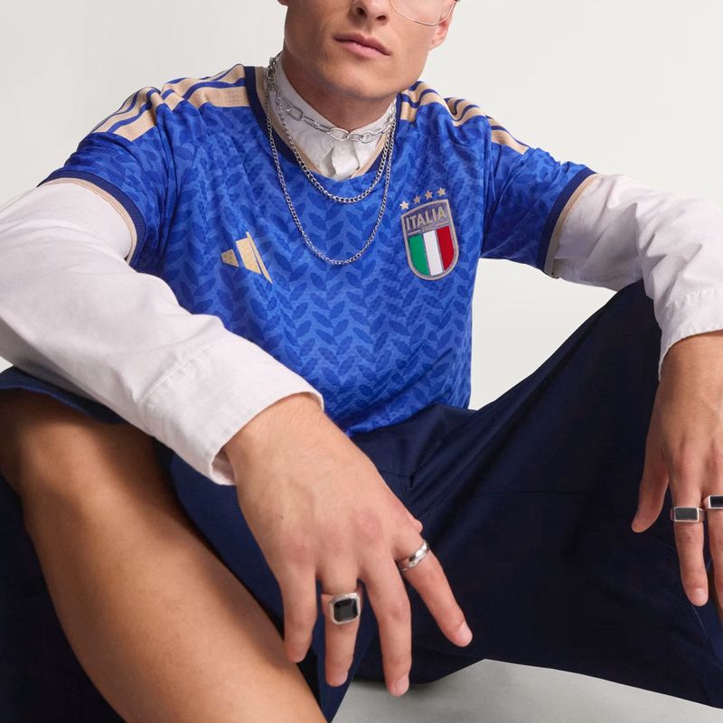 Camiseta Italia Adidas Figc Authentic Titular 2026 Hombre