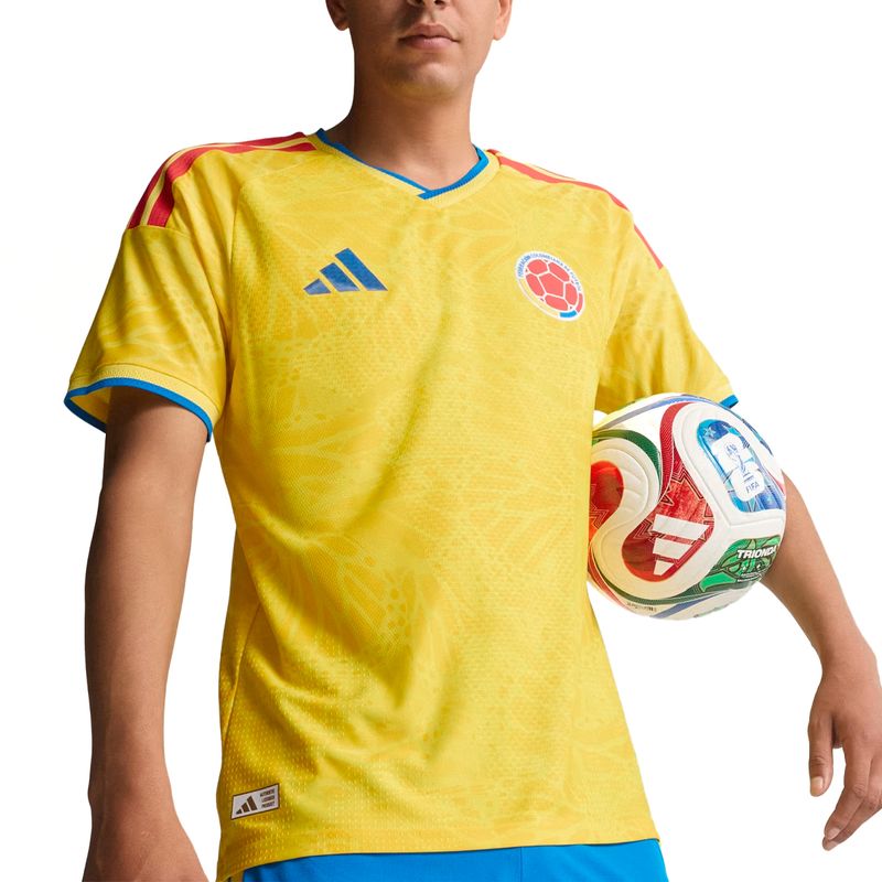 Camiseta Colombia Adidas Fcf Authentic Titular 2026 Hombre