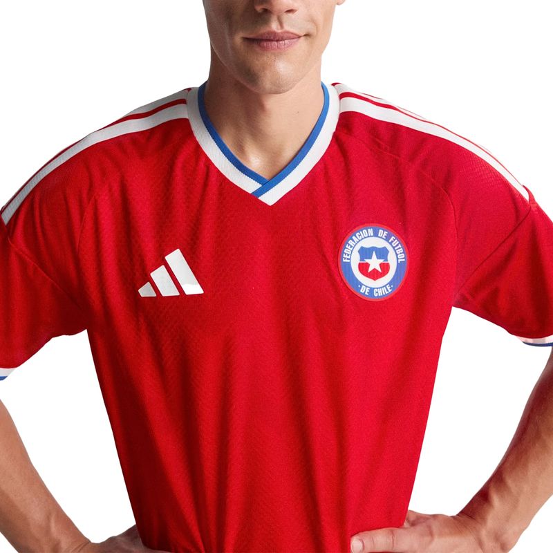 Camiseta Chile Adidas Anfp Authentic Titular 2026 Hombre